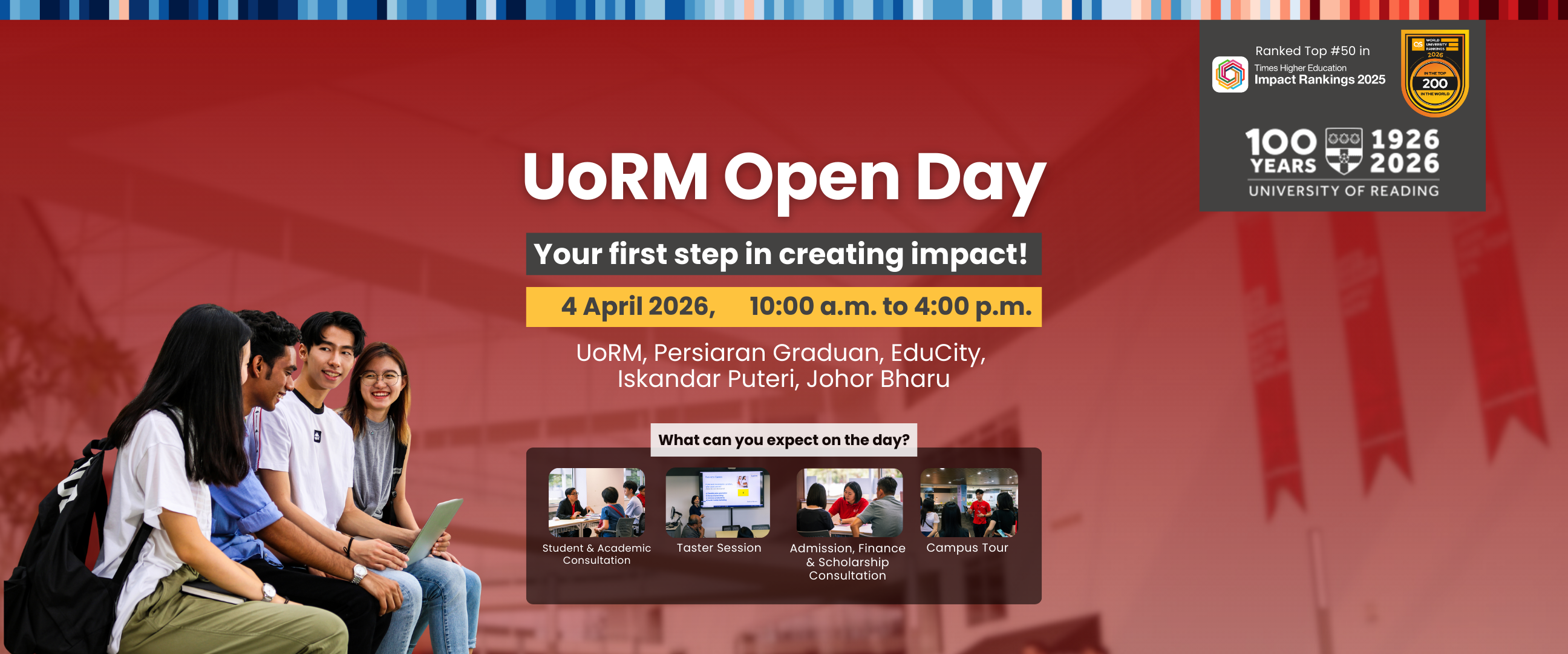 University of Reading Malaysia Open Day | 4 April 2026
