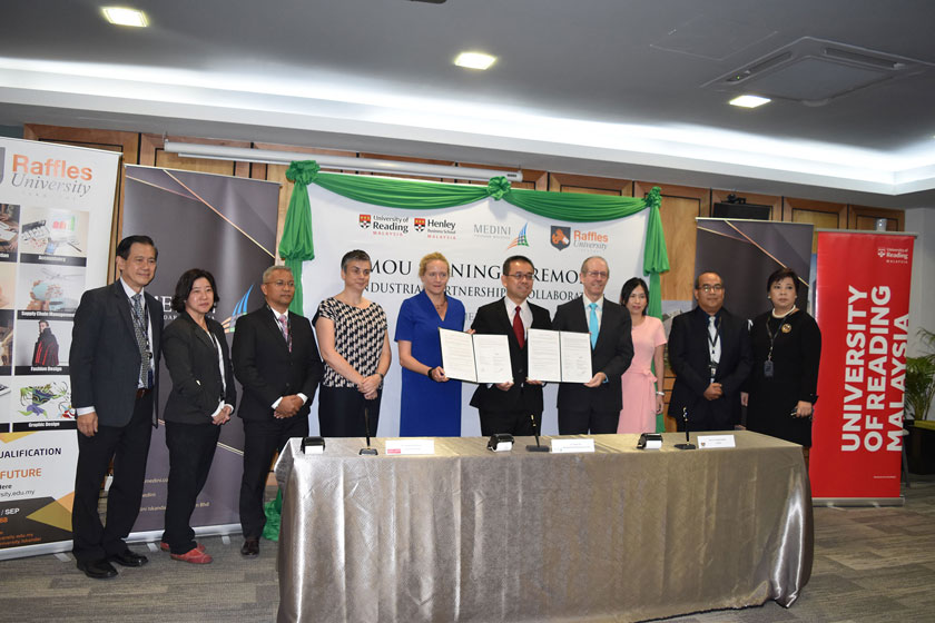 MIM Signs Industrial Partnership Initiative with University of Reading Malaysia and Raffles University Iskandar