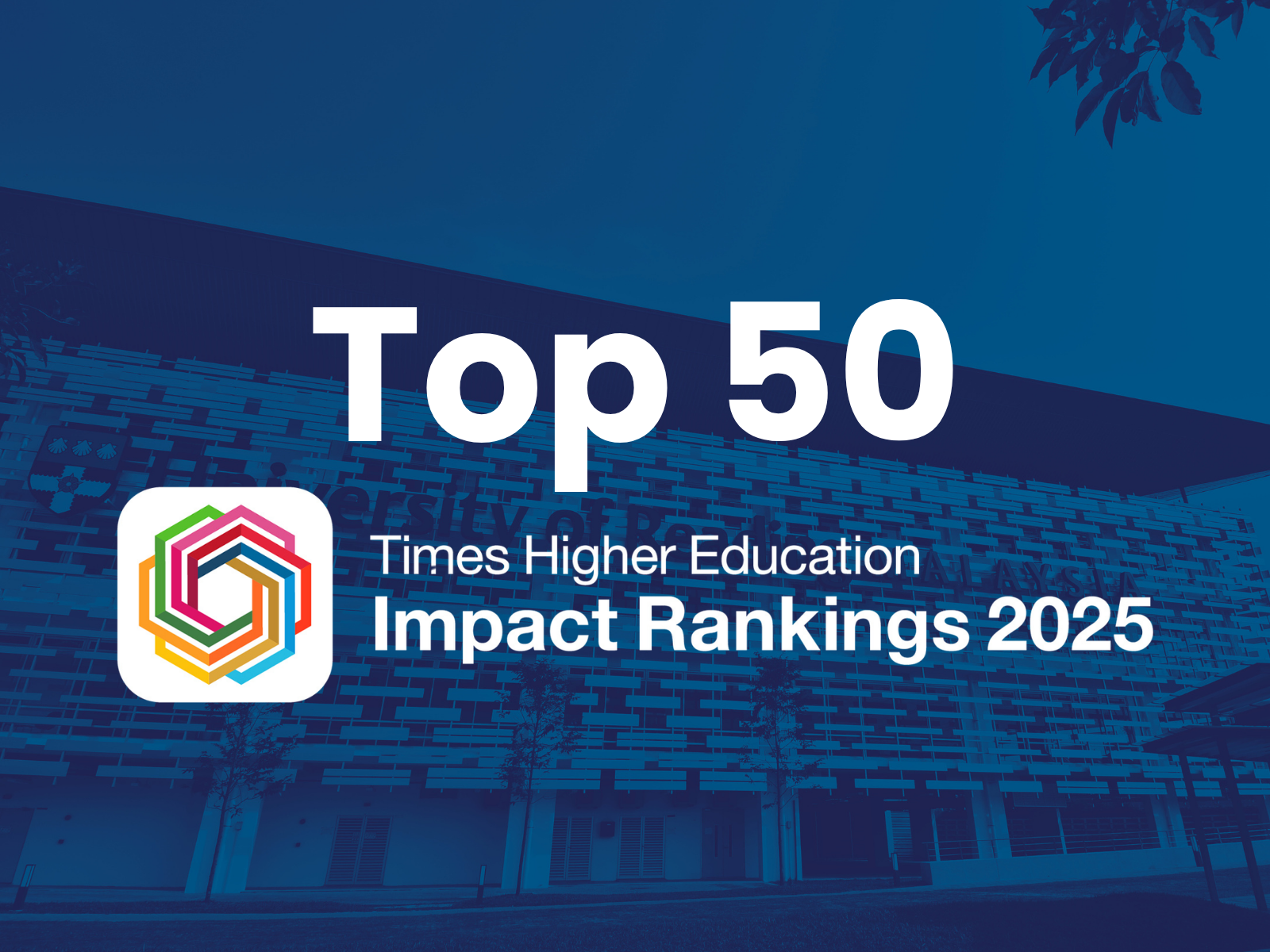 Times Higher Education Impact Rankings 2025, Top 50