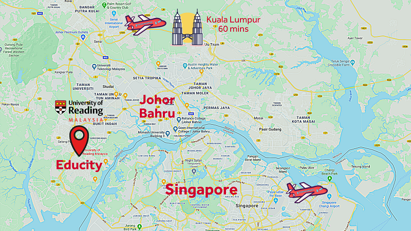 Access to Johor Bahru City Centre and Singapore