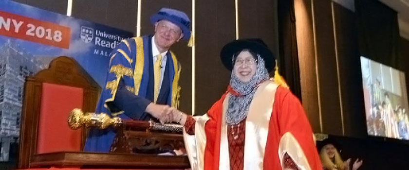 University of Reading awards honorary degree to former  Managing Director of KPJ Healthcare Berhad